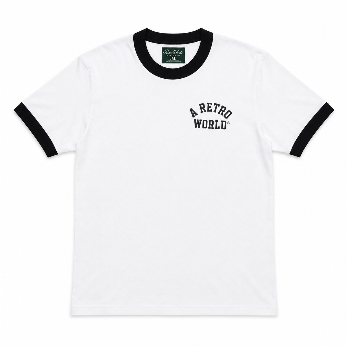 A RETRO WORLD RINGER TEE
