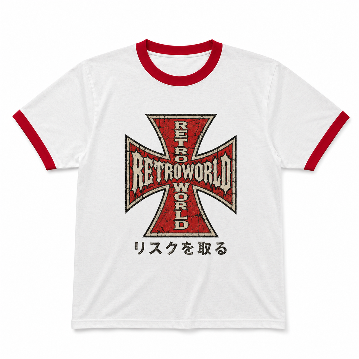 RÈTRO CROSS RINGER TEE