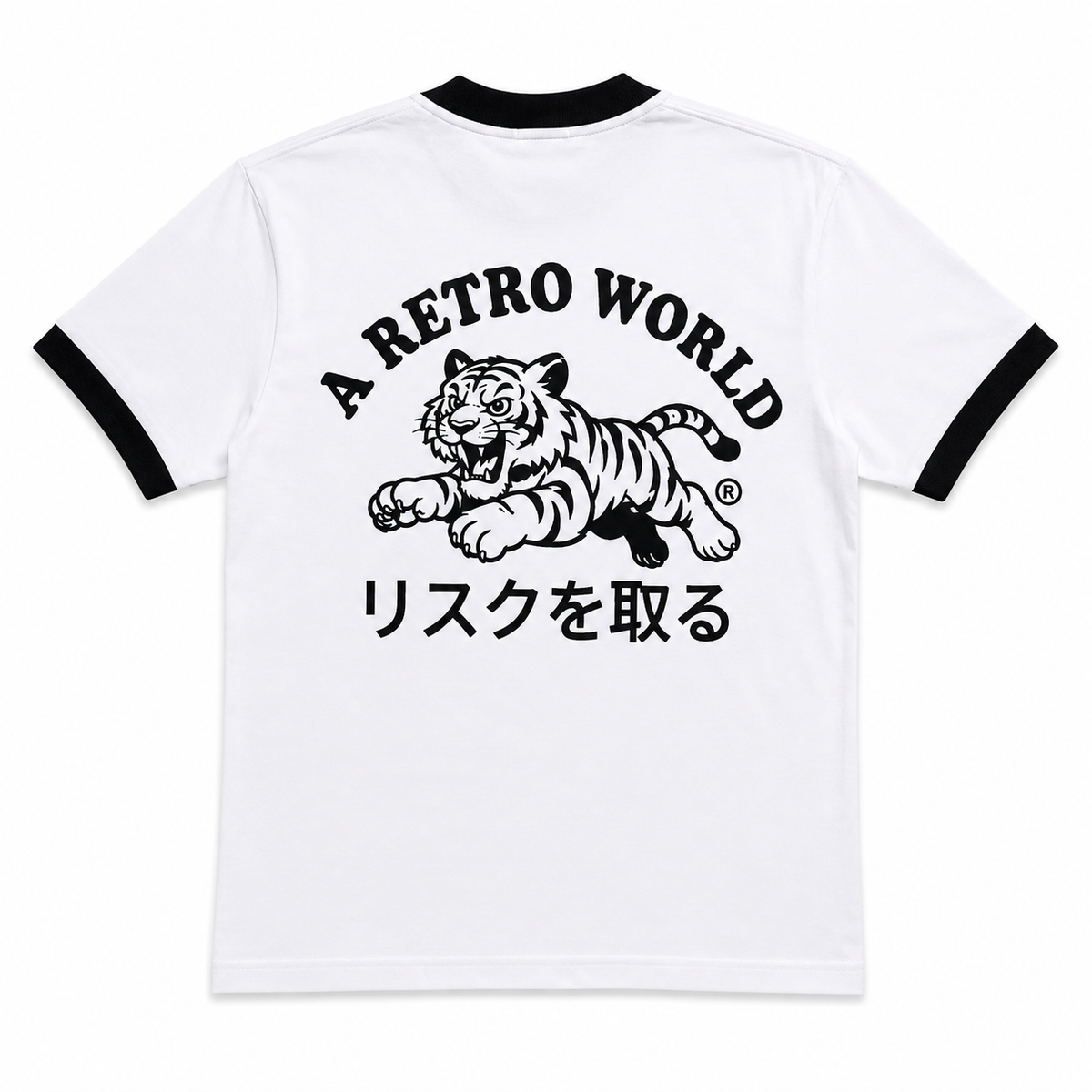 A RETRO WORLD RINGER TEE